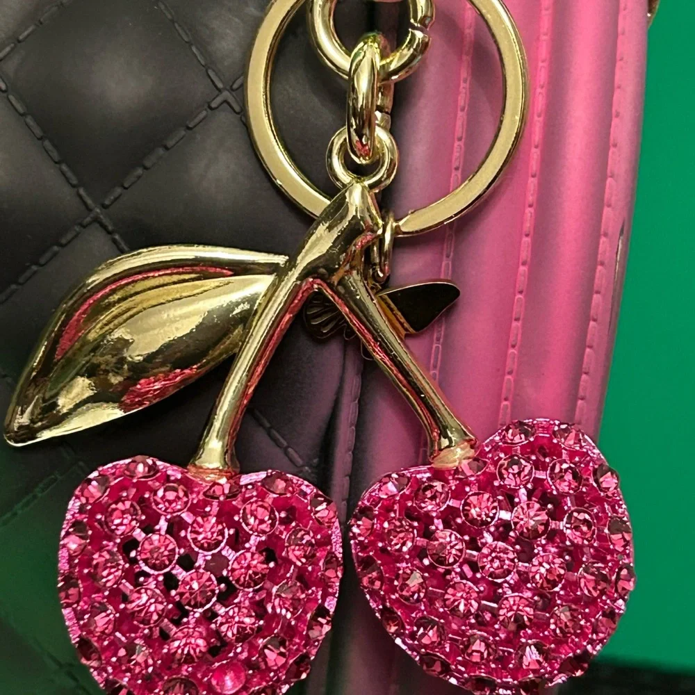 3 am USA Mix Tone Jelly Textured Crossbody Bag Approx. w/Charm 10 x 7 x 3.5 - Picture 17 of 17